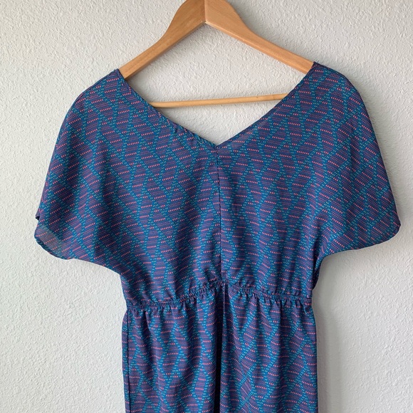 One Clothing | Multicolor Fun Print Mini Dress - Picture 6 of 7